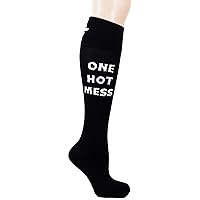 One Hot Mess Compression Socks
