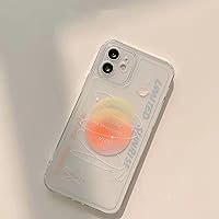 for Transparent Phone Case for iPhone 13 Pro Max 14 11 12 Mini X XR 7 8 Plus SE 2020 Shockproof Protection Full Cover Moon,D,for iPhone 7 Plus or 8 Plus