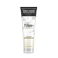 John Frieda ULTRAfiller+ Thickening Conditioner for Fine Hair, Volumizing Conditioner, Biotin and Hyaluronic Acid Hair Thickening Conditioner for Thinning Hair, 8.3 Oz