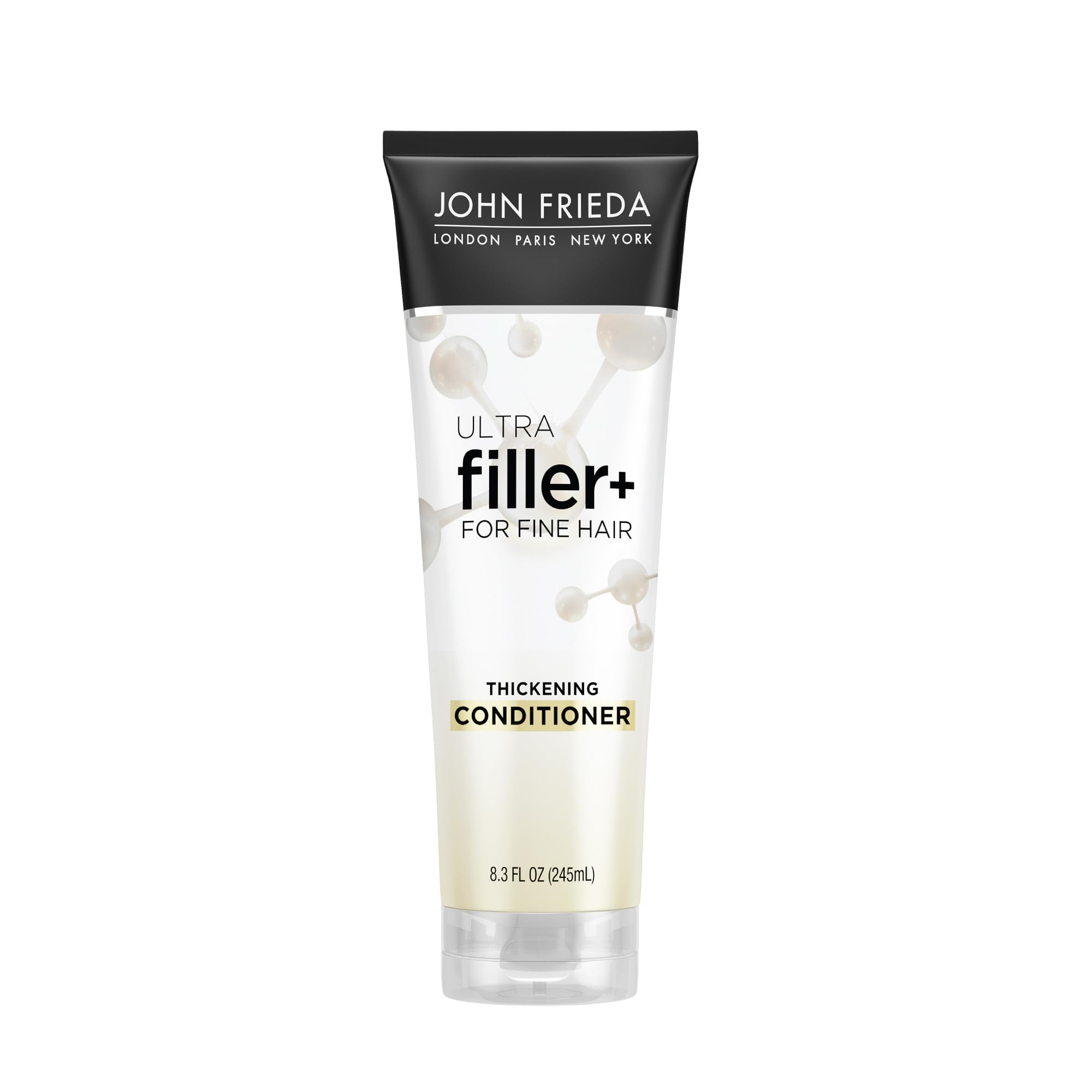 John Frieda ULTRAfiller+ Thickening Conditioner for Fine Hair, Volumizing Conditioner, Biotin and Hyaluronic Acid Hair Thickening Conditioner for Thinning Hair, 8.3 Oz