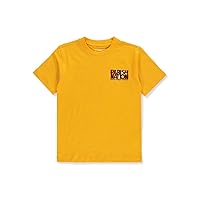 Boys' Chest & Back T-Shirt - Gold, 14-16