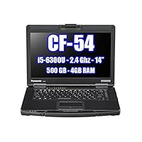Panasonic CF-54F0001VM Semi Rugged Toughbook (Intel Core i5-6300U 2.40GHz, 500GB Hard Drive, 4GB Ram, Emissive Backlit Keyboard)