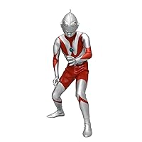 Ultraman 4571587310609 Mega Softbi Kit, Reproduction, Non-scale, Total Height: Approx. 13.8 inches (35 cm), Soft Vinyl, Unpainted Assembly Kit