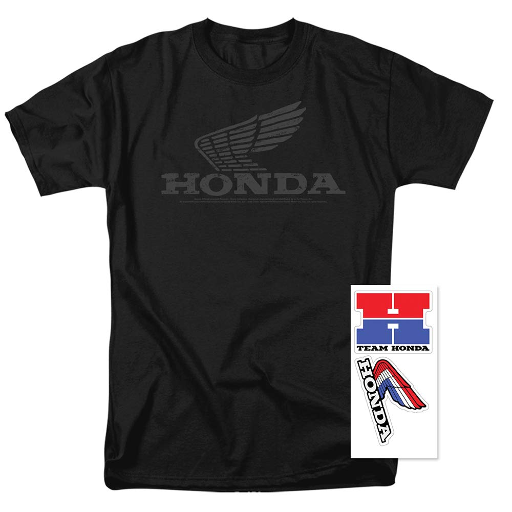 Honda Vintage Wing T-Shirt & Stickers