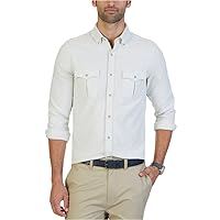 Nautica Men's Slim Fit Double Pocket Moleskin Shirt
