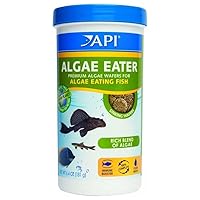 Algae Eater Pea Protein Natural Pre-Biotic Algae Wafer with spirulina for Algae Eating Fish (6.4 Oz)