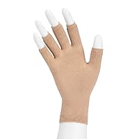 Juzo 20-30 mmHg Soft Seamless Glove, Right Beige, M