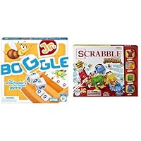 Boggle Junior Game and Scrabble Junior Game Bundle