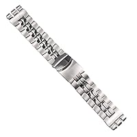 Classical 26 * 24mm Solid Silver Stainless Steel Watchband For Swatch Watch Strap Men Wrist Bracelet Metal Accessory