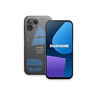 Fairphone 5 5G (GSM Unlocked, International Version) 256GB + 8GB RAM - Dual SIM (Nano-SIM + eSIM) Android 13 Smartphone (Transparent Edition)