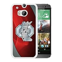 HTC ONE M8 Ncaa Big Ten Conference Football Ohio State Buckeyes 11 (2) White Screen Phone Case Fashion and Attractive Design