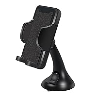 Mobile Phone Vehicle Support Corrosion-Resistant, Accessory Kits On Desktop; Driving; Mobile Phone, 113x45x131(MM), Dark Black, 3 Pieces Vehicle Bracket Cradle Stand Mounts