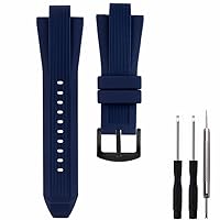 Silicone Rubber Watch Band Strap Replacement for Michael Kors - 13x29mm Watch Band Compatible with MK8380 MK8356 MK8295 MK9020