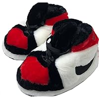 Fluffy Warm Home Shoes for Men and Women Sneaker Slippers Comfy Kicks Winter Warm Plush Slippers Fleece Lined Sneakers Anti-skid Rubber Sole Fluffy Shoes