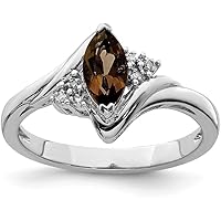 K Gallery 2.00 Ctw Marquise Cut Chocolate Brown & White Diamond Wedding Engagement Band Ring 14K White Gold Finish For Women's And Girls