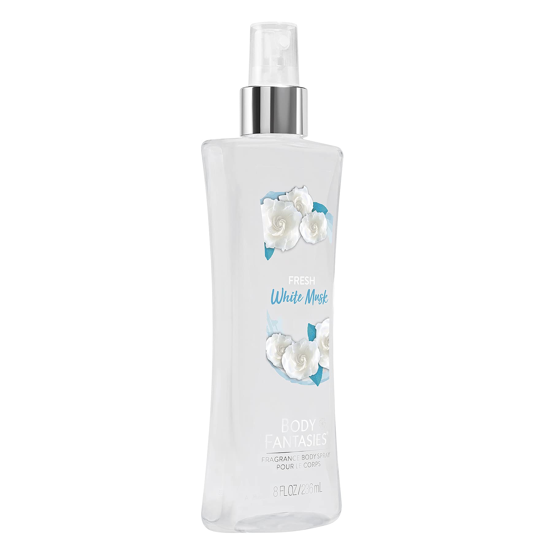 Body Fantasies Signature Fragrance Body Spray, Fresh White Musk, 8 Fluid Ounce