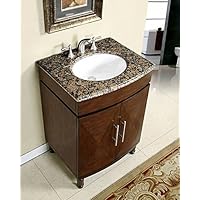 HYP-0220-T-UWC-26 Single Sink Cabinet Travertine Top