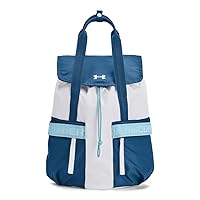 Under Armour womens Favorite Backpack, (100) White/Varsity Blue/White, One Size Fits Most