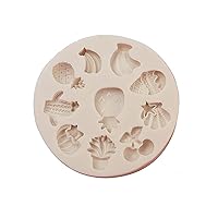 Baking Mold Fruit Series Cake Silicone Mold For DIY Crafting Candy Fondant Molds Cupcake Chocolate Toppers Decor Pineapple Banana Strawberry Cake Mold For Baking