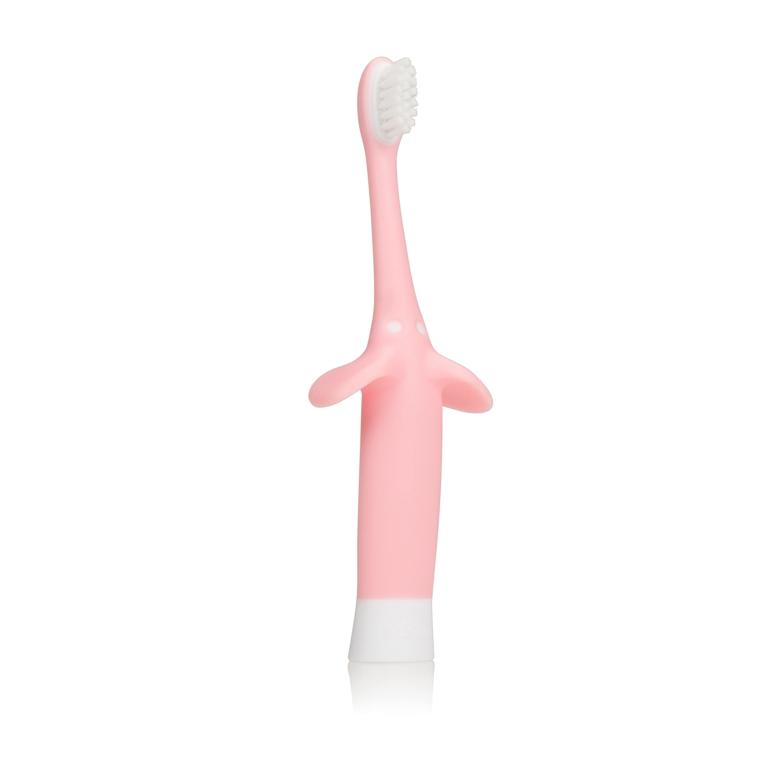 Dr. Brown’s Infant-to-Toddler Toothbrush, Elephant, Pink, 0-3 years