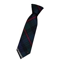 Boys All Wool Tie Woven And Made in Scotland in Robertson Hunting Modern Tartan