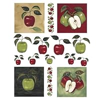 Apples & Vine 2-Sheet Accents Peel and Stick Décor