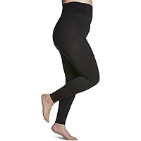 Soft Silhouette Leggings Opaque Footless Compression Tights 15-20 mmHg (Various Colors and Sizes)