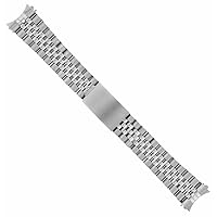 Ewatchparts 19MM STAINLESS STEEL JUBILEE WATCH BAND FOR ROLEX 34MM DATE 15000, 15010, 15200
