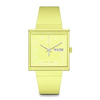 Swatch Unisex Casual Watch Yellow Bioceramic Quartz What IF?... Lemon, Yellow, yellow