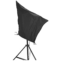 Telescope Cover Outdoor Sun Protective Dust-Proof Astronomical Telescope Cover with Adjustable Drawstring Astromania Protective Telescope Cover with Fixing Strap,100x75CM,Black