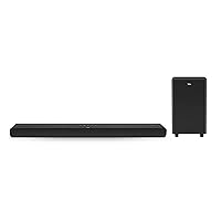 TCL 4K Alto 8 Plus 2.1.2 Channel Dolby Atmos Sound Bar with Wireless Subwoofer, Bluetooth – TS8212-NA, 39-inch, Black