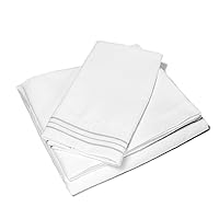 Microfiber Bedding Set (California King, White) - Non-Slip Deep Pockets - Cute & Comfortable Bed Sheets & Pillow Cases