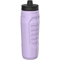 Under Armour Sideline Squeeze Water Bottle, Designed with Quick-Shot Lid, Quick & Easy Hydration, 32 oz