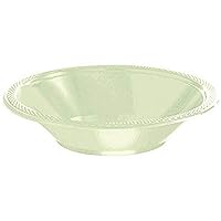 amscan Leaf Green Plastic Bowls - 12 Oz. | Pack of 20