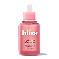 Bliss Hydration Salvation Moisturizing Facial Oil | With Camellia, Jojoba, & Sunflower Seed Oils | Antioxidants | Clean | Vegan | Cruelty-Free | 1.3 fl oz