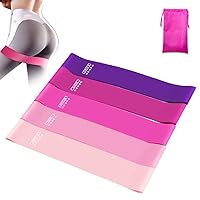 Fennycare Exercise Bands with Training Tube, Storage Bag, Set of 5 and Full Body Pro Guide, Home Fitness, Stretching, Weight Training