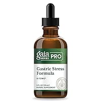 Gaia PRO Gastric Stress Formula - Digestive Health Support Supplement with Organic Chamomile, Fennel Seed, Spearmint, Ginger Root, and Lemon Balm - 2 Fl Oz (Up to 10-Day Supply)