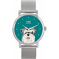 Grey Miniature Schnauzer Head Dog Watch
