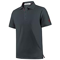 Mens Polo Shirts Short Sleeve Moisture Wicking Dry Fit Performance Golf Shirts Collared Tennis Shirt
