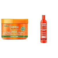 Cantu Leave-In Conditioning & Curl Activator Cream with Shea Butter for Natural Hair, 12 oz