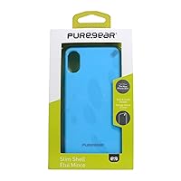 PureGear Slim Shell Case for Apple iPhone X - Sky Blue - Retail Packaged