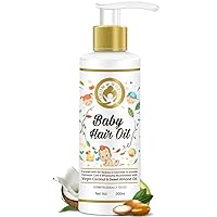 Baby Hair Oil With Organic And Coldpressed Natural Oil For Kids, 200ml