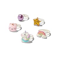 Dress Up Rings for Girls – Kids Jewelry Set for Princess Play and Special Occasions – Adjustable Rings For Little Girls – Colorful Children Toy Rings – Gemstones, Bows, Hearts, Pearls, Rose Gold, and Stretchy Design Options