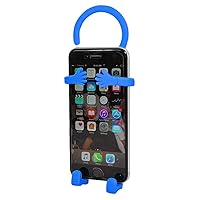 Flex Phone Holder and Stand - Adjustable Flexible Silicone Case Hanging Mount for Car Compatible with iPhone 7, 7 Plus, 8, 8 Plus – Samsung Galaxy S6, S7, S8 and Other Smartphones – Turquoise