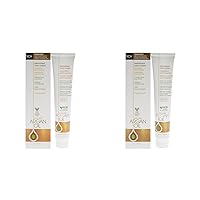 ONE 'N ONLY Argan Oil Permanent Color Cream - 5CH Light Chocolate Brown Hair Color Unisex 3 oz (Pack of 2)