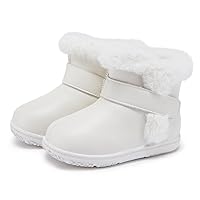 BMCiTYBM Baby Snow Boots Winter Shoes Infant Boys Girls Booties Non Slip Cold Weather 6-24 Months