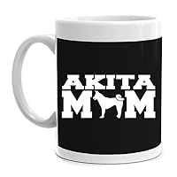 Akita mom Mug 11 ounces