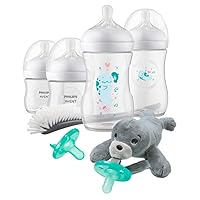 Natural Baby Bottle with Natural Response Nipple, Gift Set Sea Design, SCD838/05