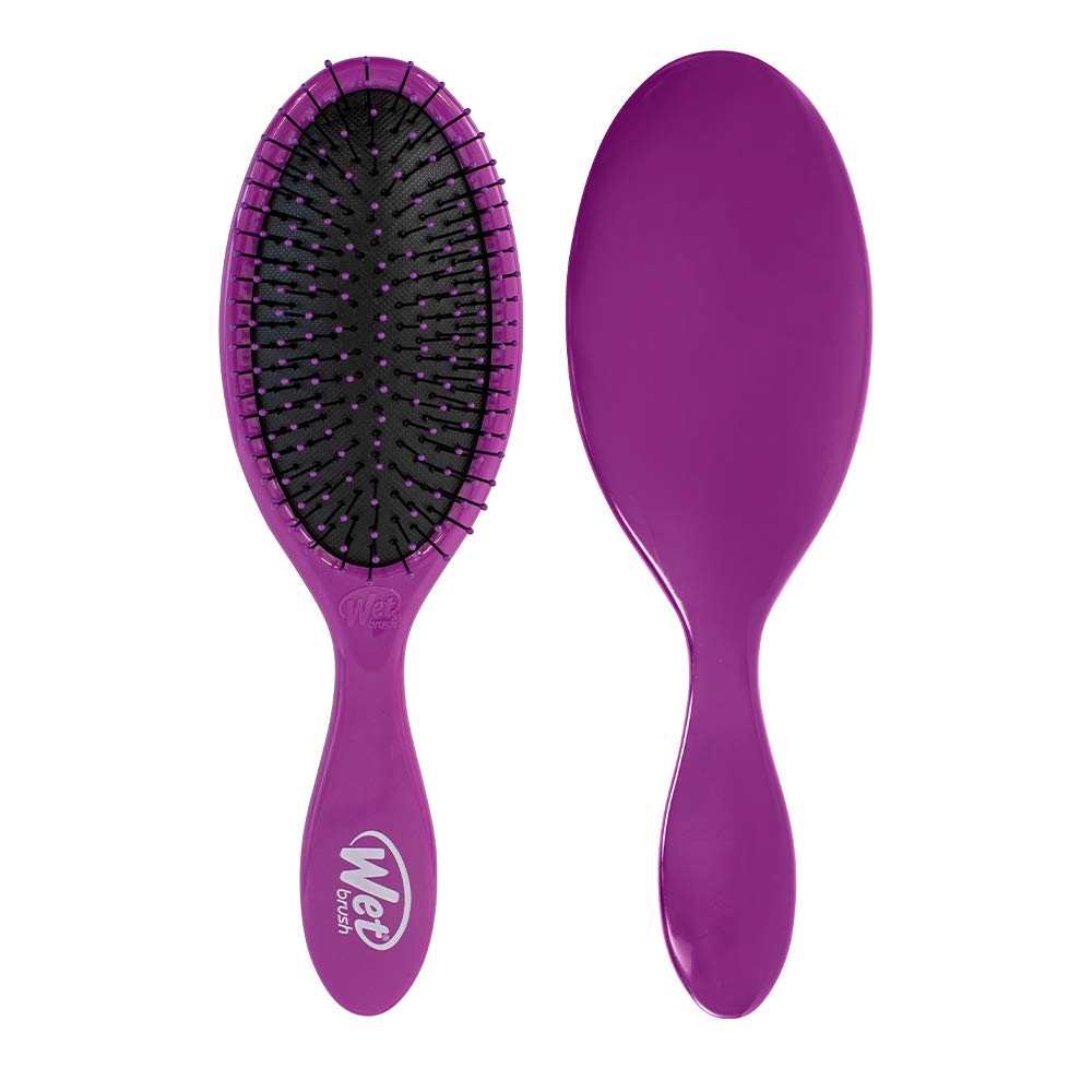 Wet Brush Original Detangling Hair Brush, Purple - Ultra-Soft IntelliFlex Bristles - Detangler Brush Glide Through Tangles With Ease For All Hair Types - For Women, Men, Wet & Dry Hair