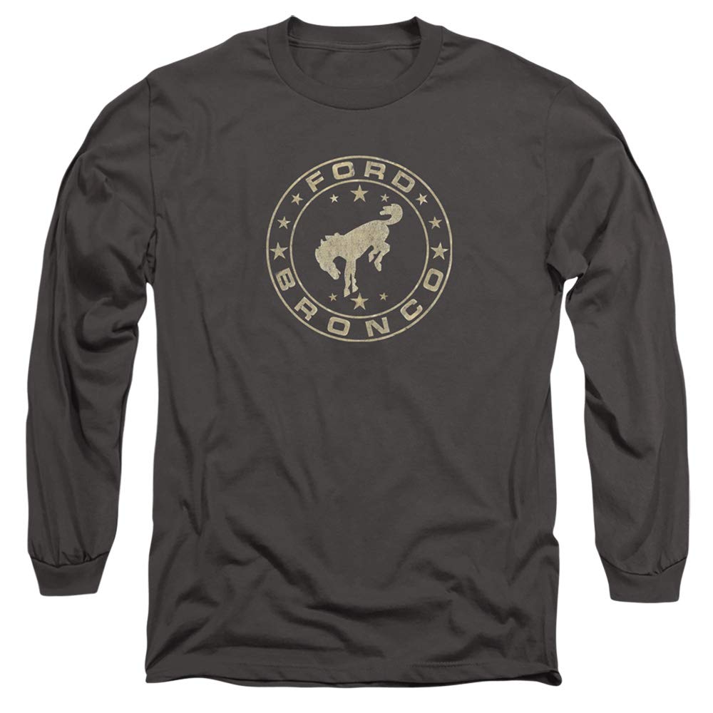Ford Bronco Vintage Star Bronco Unisex Adult Long-Sleeve T Shirt for Men and Women